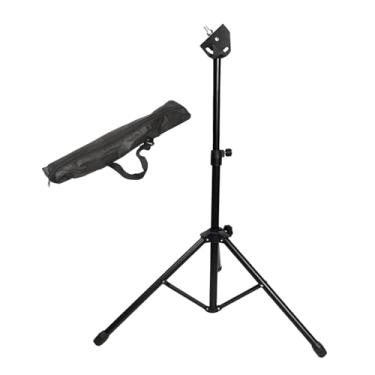 Imagem de Dynwave Suporte para bateria de 8 polegadas com pés antiderrapantes, bolsa de armazenamento, altura ajustável de 47 cm a 75 cm, suporte silencioso para pad de