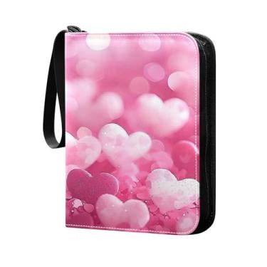 Imagem de Wassud Fichário romântico com 4 bolsos, comporta 400 cartões padrão, álbum TCG CCG MTG, presentes para colecionadores, meninos e meninas