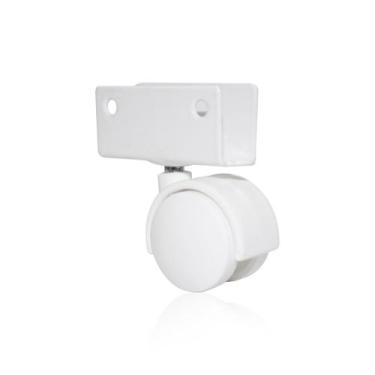 Imagem de Rodizio Sem Freio Rb30 Chapa U 15mm Branco - Bigfer, Rb30, Branco