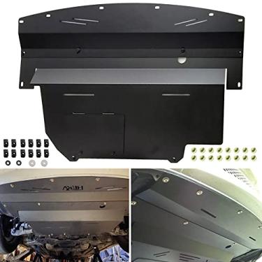 Imagem de ELITEWILL Protetor de proteção contra respingos de motor de placa de alumínio preta para Nissan 350Z 2003-2006 Infiniti G35 e 03-07 G35 Coupe