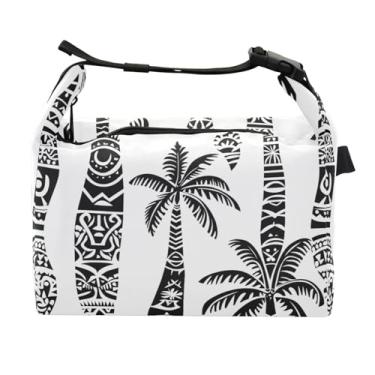 Imagem de STAYTOP Lancheira de coqueiro com fivela de alça, lancheira isolada para meninos e meninas, lancheira térmica para trabalho escolar