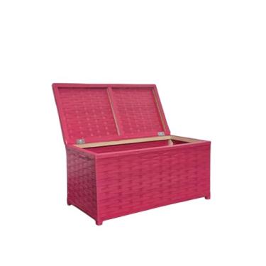 Imagem de Baú Horizontal Organizador para Brinquedos e Roupas, 60x30x30 cm (ROSA PINK)