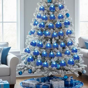 Imagem de Baquler Cordão de luzes de Hanukkah com 2 cordas, 60 m, 40 LED, operado por pilhas, estrela de Davi, decoração de canucá para decoração de festa de menorá, judaísmo judaico, Páscoa, Rosh Hashaná