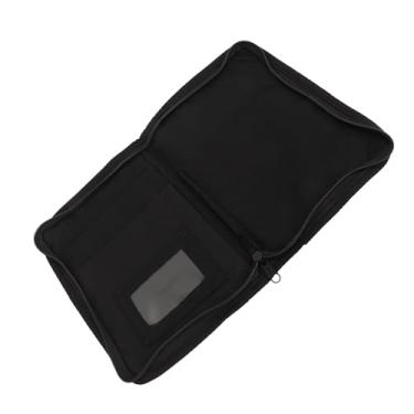 Imagem de Naroote Organizador do Compartimento de Luva do Carro 6 Bolsos Design Multifuncional Com Zíper para Suporte de Documentos Universal Portátil Saco de Armazenamento de Carro