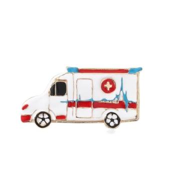 Imagem de Broche feminino esmaltado desenho de enfermeira design de suéter clipes de xale, alfinetes de segurança, camisa, roupas, clipes de joias, acessórios para presente de dia das enfermeiras, One Size