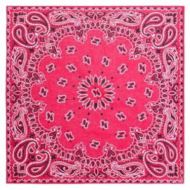 Imagem de Cicy Bell Paisley Pet Bandanas Cães e Gatos Lenços Quadrados de Algodão Leve Dupla Face para Caminhadas, Festas e Fotos