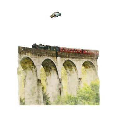 Imagem de Pôster De Lona Para Quarto Infantil, Castelo De Hogwarts, Casa De Abób