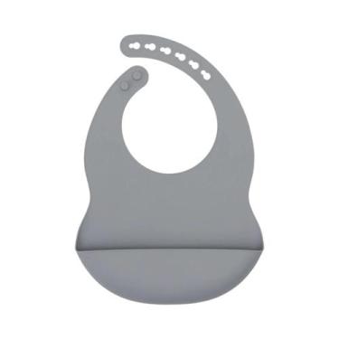 Imagem de Babador Ajustável De Silicone Impermeável Livre De BPA Para Bebês Esse