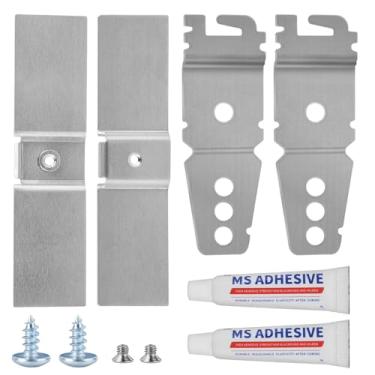 Imagem de Kit de suporte de montagem de lava-louças de granito serve para a maioria das máquinas de lavar louça sob o balcão kit de instalação de suporte de montagem para granito e superfícies sólidas, vem com
