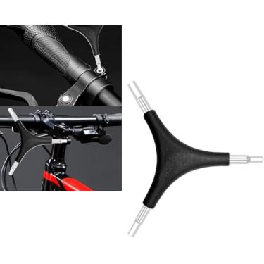 Imagem de Chave de 3 vias em forma de Y, rodas giratórias, empurrador e extrator de rolamento, capacetes de desparafuso, cromagem de aço leve portátil, chave hexagonal interna tipo Y, 8, 9, 10 mm para