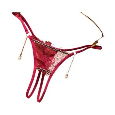 Imagem de Calcinha Sexy Feminina Sem Costura Em Renda, Tangas Com Recortes - iku