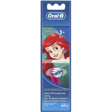 Imagem de Refil Escova Dental Elétrica Infantil Oral B Baterry Kids Princesa