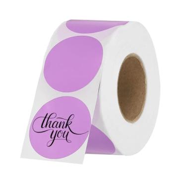 Imagem de PATIKIL 800 peças de etiquetas térmicas redondas, adesivos coloridos em círculo de 4 cm, etiquetas autoadesivas para impressão térmica, escritório, decoração de casa, diário, lista de tarefas, caderno