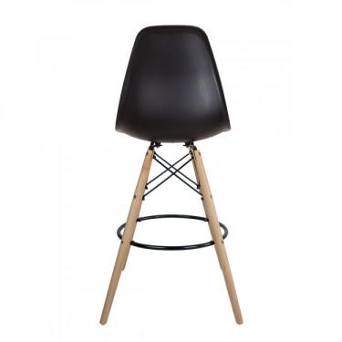Imagem de Kit 2 Banquetas Dsw-m Eames Empório Tiffany Preto