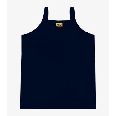 Imagem de Regata De Alça Infantil Feminina Rovi Kids Azul, Azul, 8