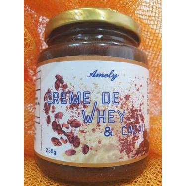 Imagem de Creme de WHEY com CACAU E 30% de PROTEÍNA - 250g Amely