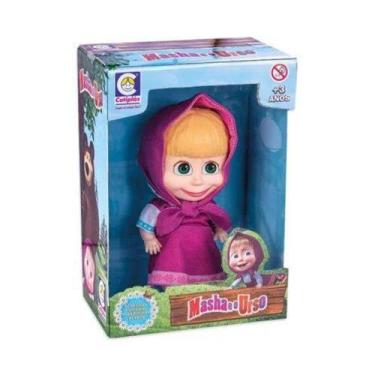 Imagem de Boneca Masha em vinil - Masha e o Urso - Cotiplás - COTIPLAS