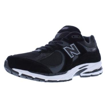 Imagem de New Balance Tênis masculino 2002, Castlerock/preto/ímã, Preto, bronze, 44
