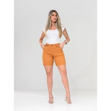 Imagem de Shorts Bermuda meia coxa tecido Sarja super confortavél em varias core