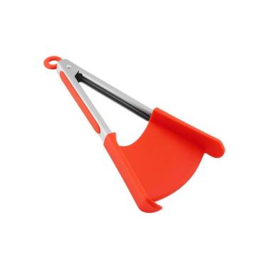 Imagem de Espátula Pegadora de Alimentos Silicone 2 em 1 Clink CK4583  Prática e