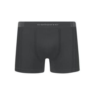 Imagem de Cueca Boxer Selene 11170.001 Plus Size Sem Costura Microfibra T. X1/X3