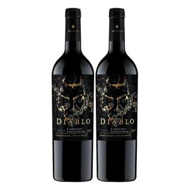 Imagem de Kit 2 Vinhos Casillero Del Diablo Black Cabernet Sauvignon 750ml
