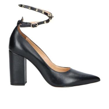 Imagem de Sapato Fem Salto Alto Grosso Luiza Barcelos 60480005-1, Preto, 38