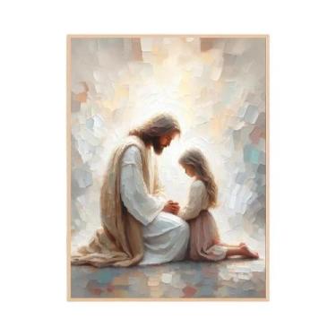 Imagem de Arte Em Tela De Retrato De Jesus Cristo, Impressão De Parede, Eu Camin