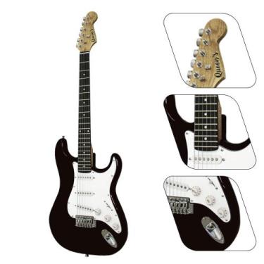 Imagem de Guitarra Elétrica Preta e Branca Descubra o Poder da Música com Este I