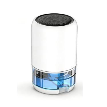 Imagem de Desumidificador para armário de banheiro, lavanderia e quarto, absorvente de umidade silencioso portátil com desligamento automático, desumidificador de pequeno espaço para reduzir a sensação de ar