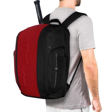 Imagem de Mochila Wilson Super Tour Clash V2.0 Preta e Vermelha-Unissex