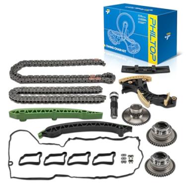 Imagem de PHILTOP Kit de corrente de distribuição do motor compatível com Mercedes-Benz C230 2002 e Mercedes-Benz C250 2012-2014, compatível com (ver descrição)