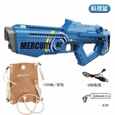 Imagem de Pistola De Água Elétrica Automática Luminosa Para Adultos, Brinquedo D