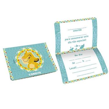 Imagem de Convite O Rei Leao 08 Un.