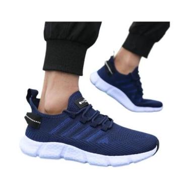 Imagem de Tênis Masculino De Verão Em Malha Respirável, Solado Macio, Confortáve