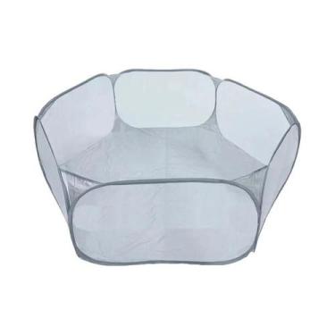 Imagem de Cercado Portátil Transparente Para Gatos, Cães, Hamsters, Coelhos E Po