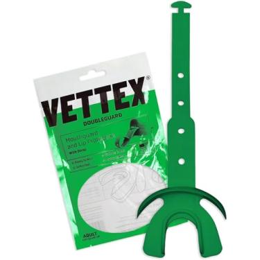 Imagem de Markwort Protetor bucal Vettex Doubleguard com proteção labial – adulto, Kelly Green, modelo: AC25-K
