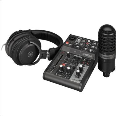 Imagem de Kit Streaming Yamaha Ag03mk2 Lspk Preto
