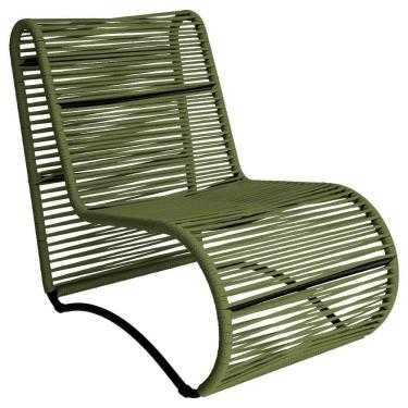 Imagem de Cadeira Poltrona Porto Para área Externa Em Alumínio Verde