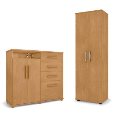 Imagem de Conjunto De Cômoda E Multiuso Naturalle Para Quarto