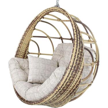 Imagem de Balanço Ninho Suspenso Hungria Cappuccino E Fundo Palha