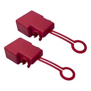 Imagem de Kit Capa Proteção Terminal Cabo Bateria Original 2pç 2110732 - Scania