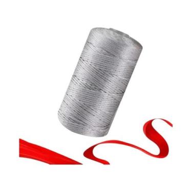 Imagem de Fio De Crochê De Algodão Fino Colorido De 1,5mm 100g Para Tricô Manual