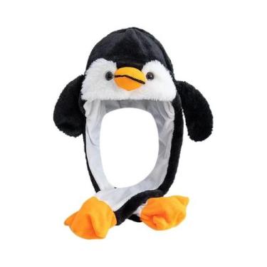 Imagem de Gorro De Pelúcia Unissex Com Orelhas Divertidas Estilo Vaca E Coelho, 