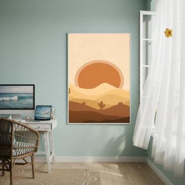 Imagem de Quadro Decorativo Imenso No Horizonte 70X50Cm Mold Preta - Quadros On-