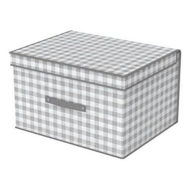 Imagem de Caixa Cesto Organizador Dobrável Multiuso Brinquedos Roupas - PGB, Esc