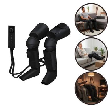 Imagem de Bota Massageador Pernas Aquecimento Compressão De Ar Bivolt - Supermed