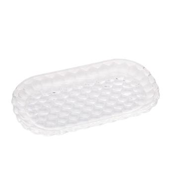 Imagem de Travessa De Cristal Mini Bandeja Bublle Lyor 21×12,2 Cm