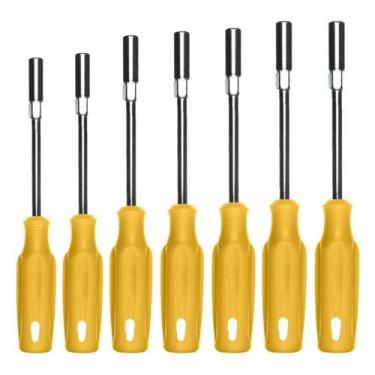 Imagem de Jogo Chave Canhão Longo Soquete Profissional 7 Peças Fertak