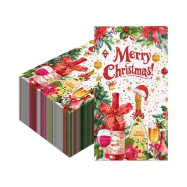 Imagem de Guardanapos De Natal Descartáveis 20 40 60pcs, Servilletas De Papel Pa